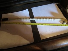 Vintage CHICAGO POLLY PRIM LAUNDERERS LONG PLASTIC ADVERTISING SHOE HORN