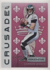 2018 Panini Rookies & Stars Crusade Pink /85 Carson Wentz #CRU-18 fm0
