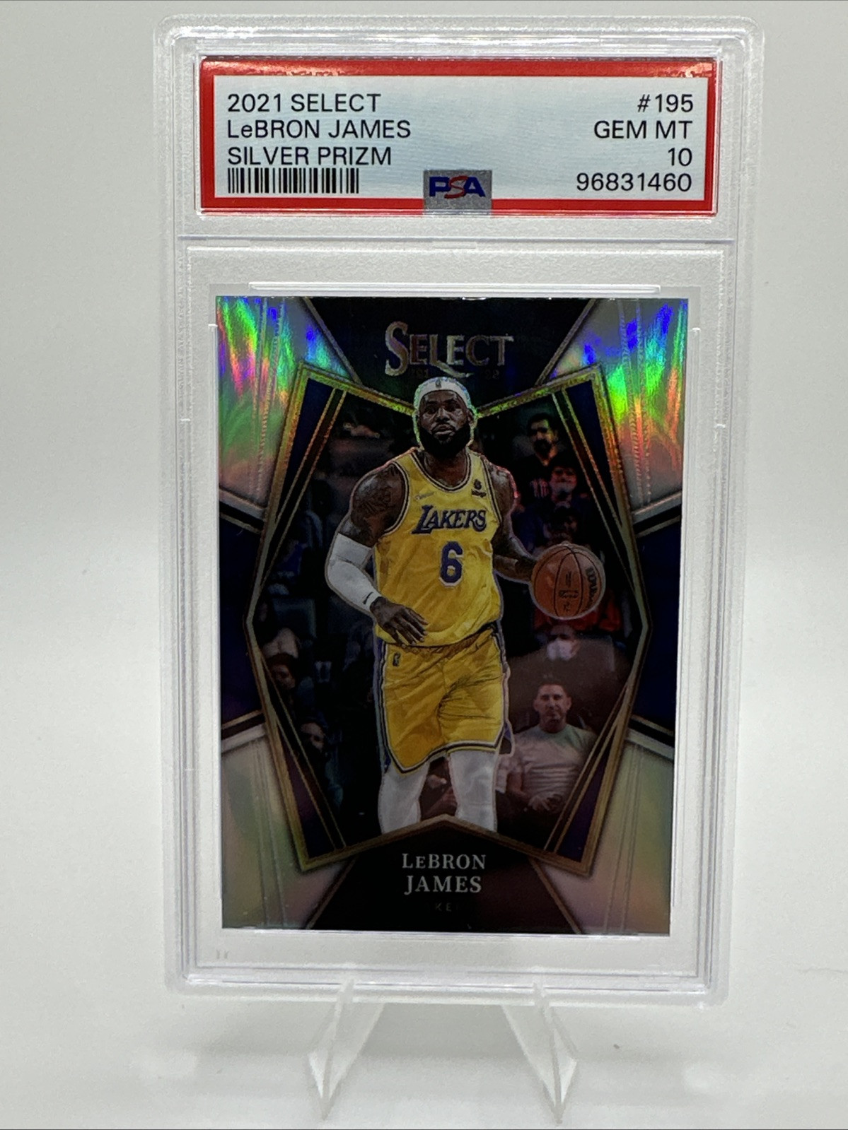 2021 Select Silver LeBron James PSA 10 Gem Mint #195  🔥