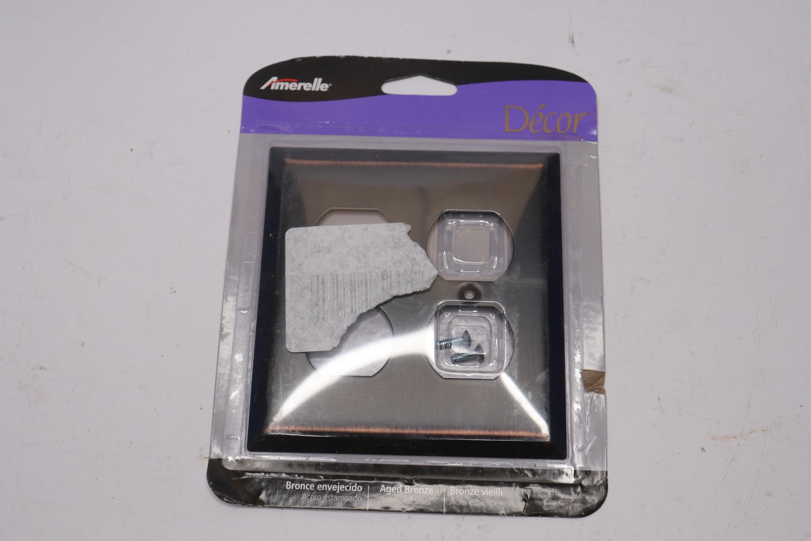 Aged Bronze Steel 2-duplex 2-gang 163dddb