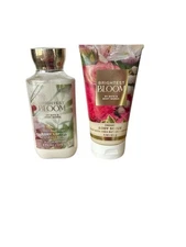 Bath & Body Works Brightest Bloom (Jasmine) Creamy Body Scrub & Body Lotion Set