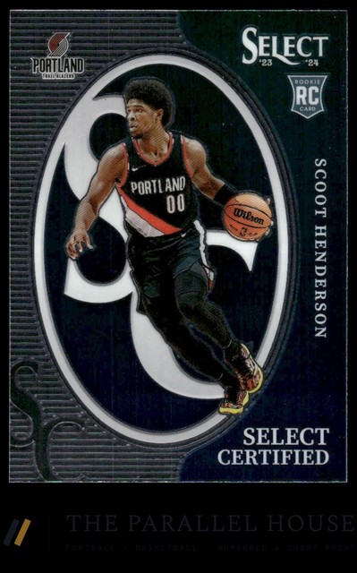 2023-24 Panini Select #19 Scoot Henderson Select Certified