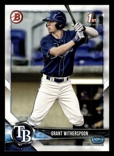 Grant Witherspoon 2018 Bowman Draft #BD-152 Tampa Bay Rays