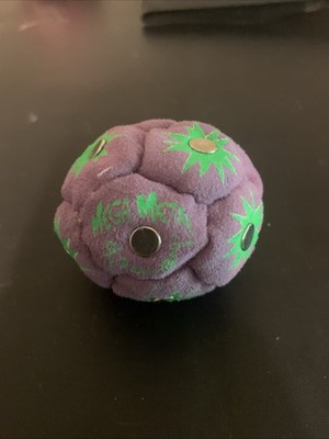 DirtBag Mega Metal Hacky Sack Footbag Purple Green Handmade Rare NEW!