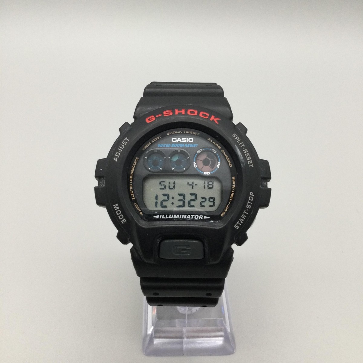 G-SHOCK デジタル腕時計 3230/3632 ブラック Casio G-Shock 3230 DW-6900 Mens Watch 50mm Black Digital 200M
