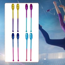 2x Connectable Rhytmic Gymnastics Clubs Portable Professional Practical
