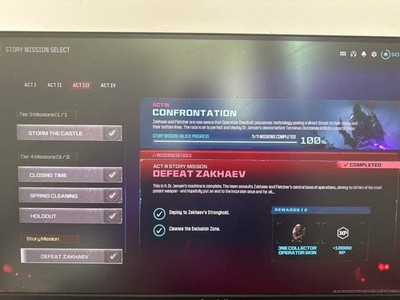 MW3 MWZ ZOMBIES Ac1 oder 2 oder 3 komplett für dich 