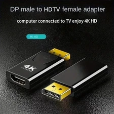 4K DP DisplayPort to HDMI-compatible Adapter Converter Display Port DP to HDMI-c
