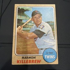 1968 Topps #220 Harmon Killebrew HOF Minnesota Twins