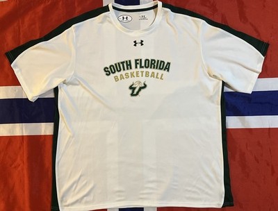 Under Armour USF South Florida Bulls Men s 3XL White Team Warm Up Shooting Shirt