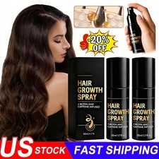 3X HaloGrow Hair Growth Spray 50ml Natural Hair Thickening Gentle Regrowth Mist