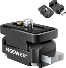 Action Camera Quick Release Plate Compatible with Insta 360 X4 X5, Aluminum Trip
