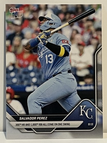 2025 Topps Now 707 Salvador Perez
