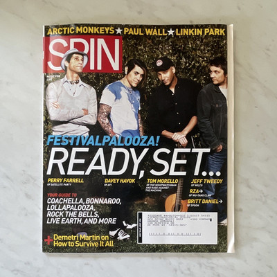 SPIN Magazine May 2007 Vol 23 #5 Festivalpalooza Arctic Monkeys Linkin Park