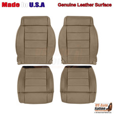 2011-2012 Fits Jeep Wrangler Genuine Leather Front Replacement Seat Covers Brown 2011-2012 Fits Jeep Wrangler Genuine Leather Front Replacement Seat Covers Brown