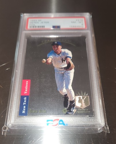 1993 SP FOIL #279 DEREK JETER ROOKIE RC PSA 8
