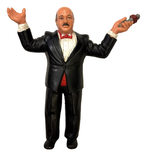 Mean Gene Okerlund Figure LJN WWF Wrestling Supers...