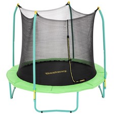 Bestway: Xtreme Air Trampoline - 8 Foot - Green, Enclosure Net, 175lb Cap, 6 