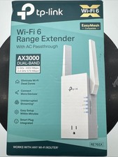 TP-Link  RE765X AX3000  WiFi6 Range Extender  Smart Plug Passthrough