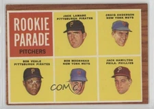 1962 Topps High # Jack Lamabe Craig Anderson Bob Veale Moorhead #593 Rookie RC