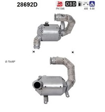 AS Katalysator für PEUGEOT 5008 3008 CITROEN C4 Picasso II 308 Sw Spacetourer 