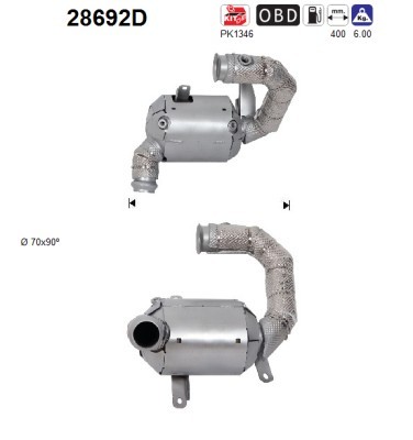 As Katalysator FüR Peugeot 5008 3008 Citroen C4 Picasso Ii 308 Sw Spacetourer-image