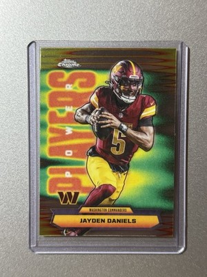 Jayden Daniels Washington Commanders Topps Chrome NFL 2025 POWER PLAYERS