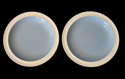 Wedgwood Summer Sky Bread Plate 6.25'' Blue Narrow Rim Barlaston Shape Set of 2