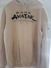 Avatar The Last Airbender Hoodie Mens Large Tan Beige