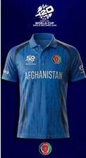 Afghanistan Cricket Team Jersey T20 World Cup 2026 Blue Mens Fan Edition Replica