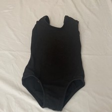 Natalie Dance Wear Leotard Gymnastic Adult Cotton Crisscross Teal Size 4T