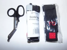 NEW Vism MOLLE Tactical Pouch Medical Kit WITH Tourniquet & Trauma Shears BLACK