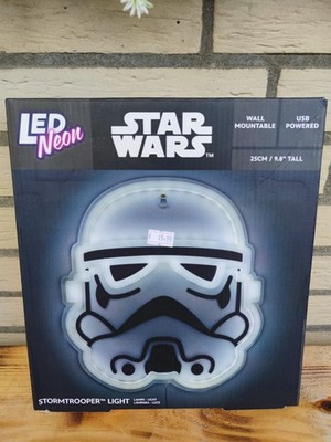 Paladone Stormtrooper LED-Neon-Wandleuchte offiziell lizenzierte Star Wars-Lampe