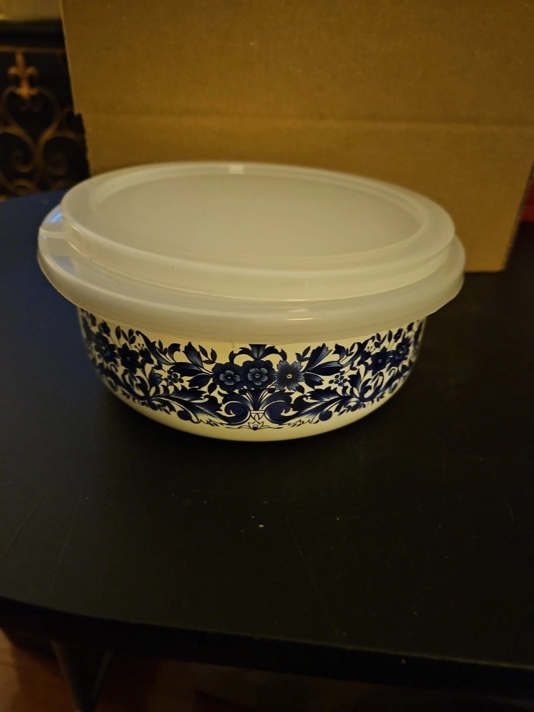 6 Pc Mixing Bowl Set Stainless Steel Plastic Lids