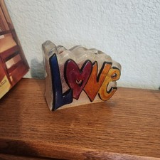 Vtg Lucite Glitter Toothbrush Holder Bathroom...