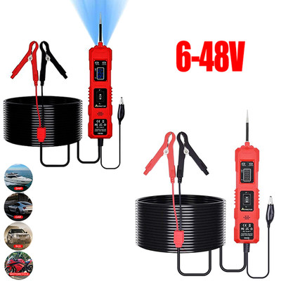 6-48V Automotive Digital Power Probe Circuit Electrical Tester Device System