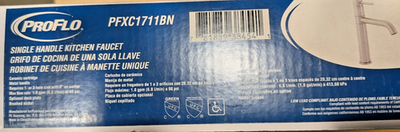 #ad #ad Proflo Pfxc1711BN Kiger 1.8 GPM Single Hole Kitchen Faucet Nickel $38.00