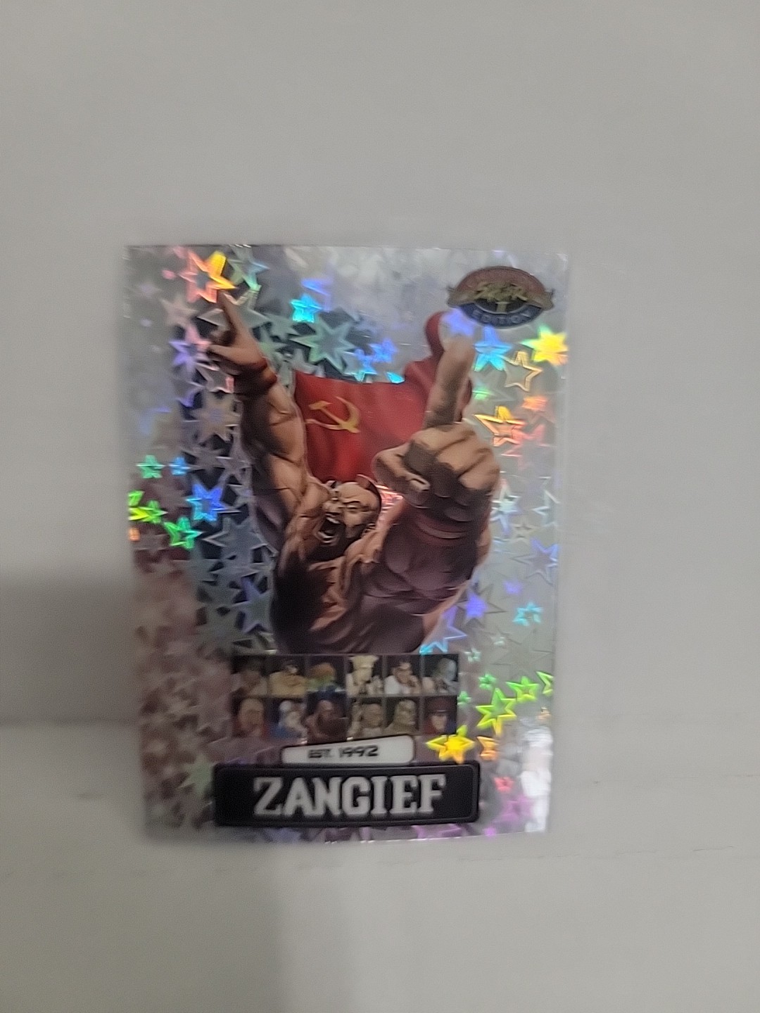 Street Fighter 2: Champion Edition Promo Card PSA Zangief #52/100 Platinum Stars