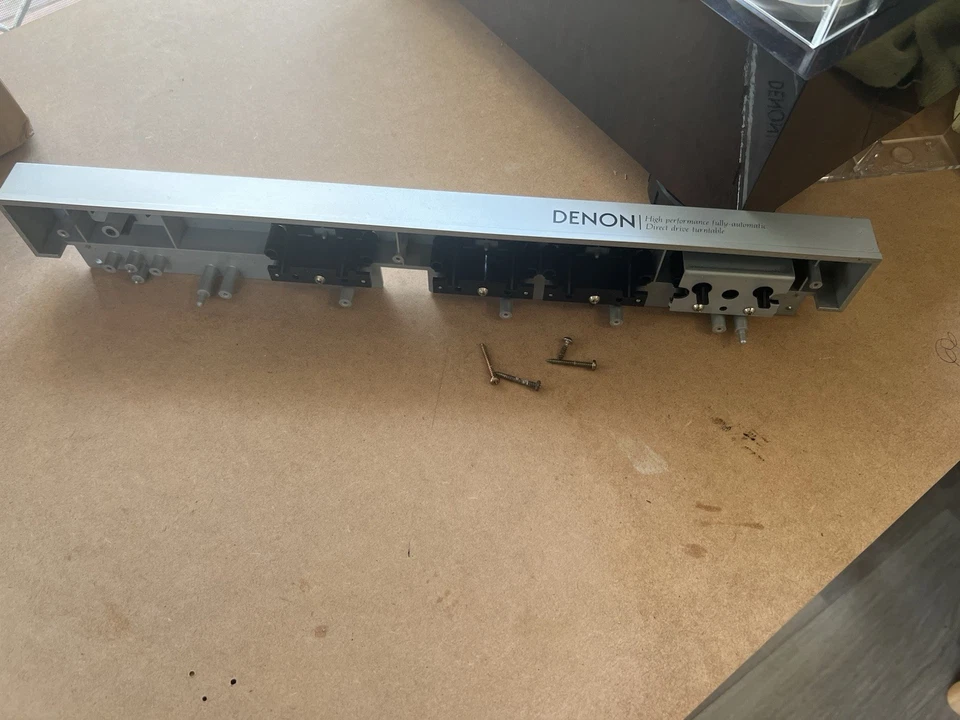 DENON DP-47F ORIGINAL FRONT PANEL IN GOOD CONDITION - image 3 of 4
