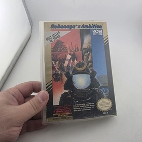 Nobunaga's Ambition - Box Only- Nintendo Nes - Authentic Slip Art (No Game)