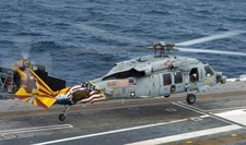 Sikorsky MH-60S Knighthawk HSC-12 Golden Falcons 2016 Mahogany Model Small 1/72