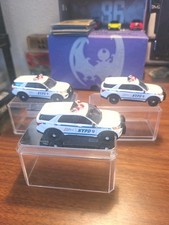 Lot Of 3 Greenlight NYPD 2020 Ford Police Interceptor Utility Loose Mint.