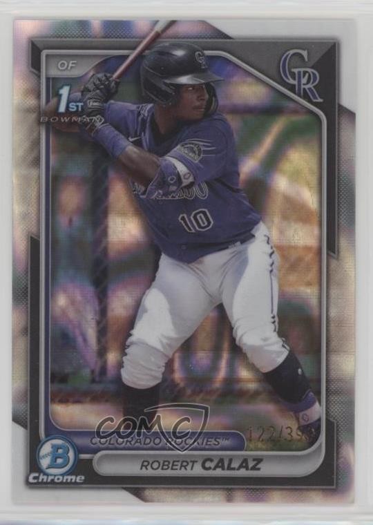 2024 Bowman Chrome Prospects Lava Refractor /399 Robert Calaz #BCP-131 1l31
