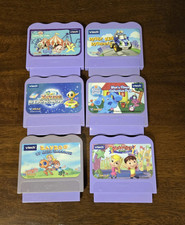 Vtech V.Smile Game Cartridges Lot Of 6 Blues Clues, ZayZoo And More 
