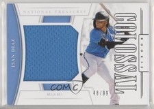 2020 Panini National Treasures Rookie Colossal Materials 48/99 Isan Diaz 6k8