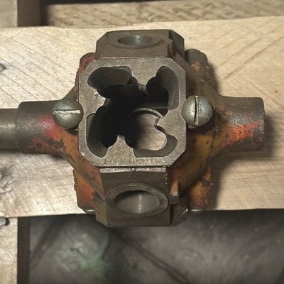 Antique Erie Tool Works 1S Pipe Threader 624 Stock Pat Pend 1'' & 1/2'' NPT Dies