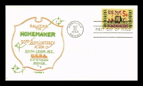DR JIM STAMPS US COVER HOMEMAKERS 50TH ANNIVERSARY FDC ARTOPAGES CACHET