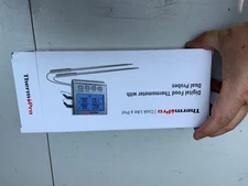 food thermometer digital With dual Probes From Therm Pro Open Box