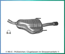 Endschalldämpfer für Opel Astra H Twintop 1.6 1.8 85/103KW Auspuff Endtopf
