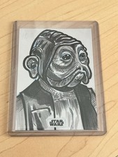 Star Wars Sketch Card By Kelly Baber